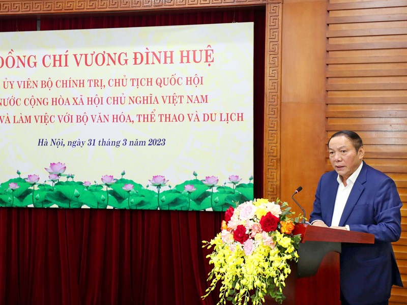 Bộ trưởng Nguyễn Văn Hùng: Cần có thêm cơ chế ưu đãi cho ngành Văn hóa để tăng cơ hội huy động nguồn lực xã hội - Anh 6