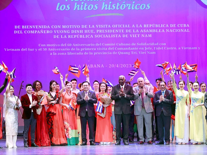 Nồng ấm chương trình nghệ thuật đặc biệt “Việt  Nam - Cuba những dấu ấn lịch sử” - Anh 8