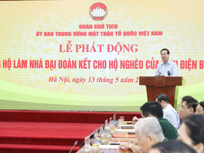 Hơn 280 tỉ đồng ủng hộ làm nhà đại đoàn kết cho hộ nghèo của tỉnh Điện Biên - Anh 1