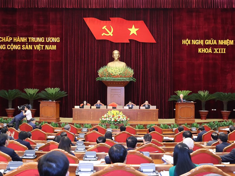 Phát biểu của Tổng Bí thư Nguyễn Phú Trọng khai mạc Hội nghị giữa nhiệm kỳ Ban Chấp hành Trung ương Đảng khóa XIII - Anh 2