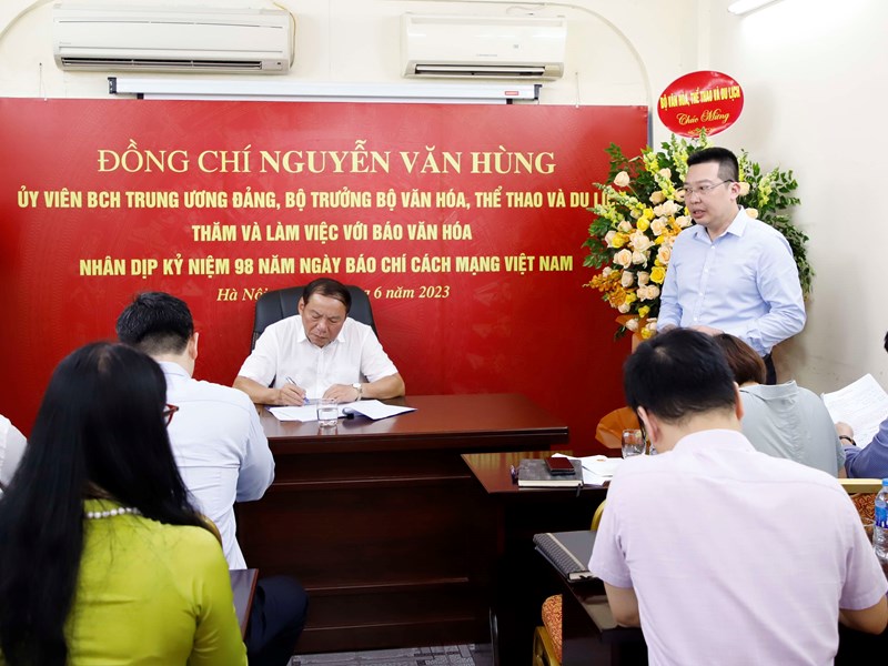 Bộ trưởng Nguyễn Văn Hùng: Báo Văn Hoá phải khẳng định được thương hiệu trong làng báo Việt Nam - Anh 4
