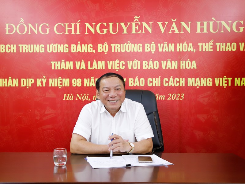 Bộ trưởng Nguyễn Văn Hùng: Báo Văn Hoá phải khẳng định được thương hiệu trong làng báo Việt Nam - Anh 3