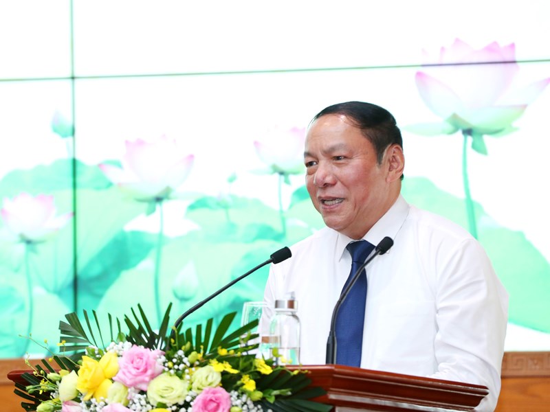 Bộ trưởng Nguyễn Văn Hùng: Bộ VHTTDL trân trọng sự đóng góp của báo chí đối với sự phát triển của ngành - Anh 2