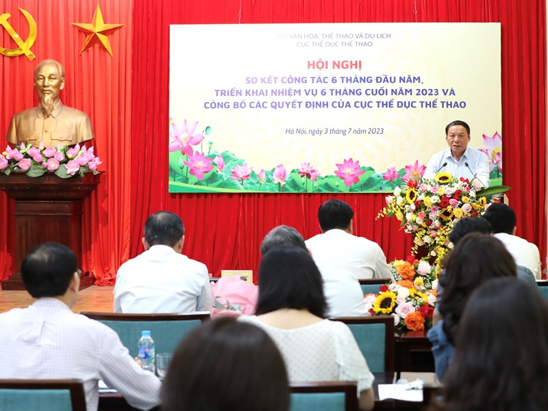 Bộ trưởng Nguyễn Văn Hùng: Xây dựng Cục Thể dục Thể thao đoàn kết, năng động, sáng tạo - Anh 2