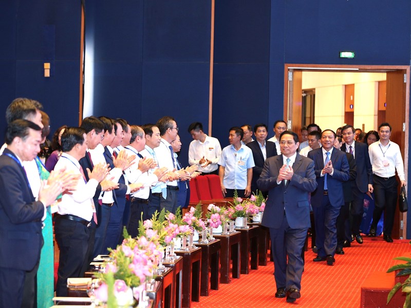Thủ tướng Phạm Minh Chính dự Hội nghị Tuyên dương gương điển hình tiên tiến trong lĩnh vực văn hoá toàn quốc năm 2023 - Anh 2