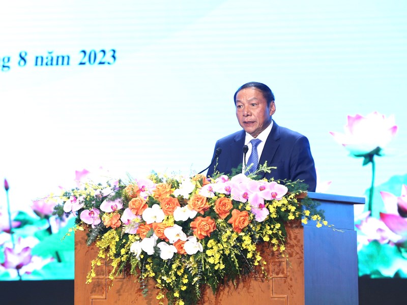 Thủ tướng Phạm Minh Chính dự Hội nghị Tuyên dương gương điển hình tiên tiến trong lĩnh vực văn hoá toàn quốc năm 2023 - Anh 4