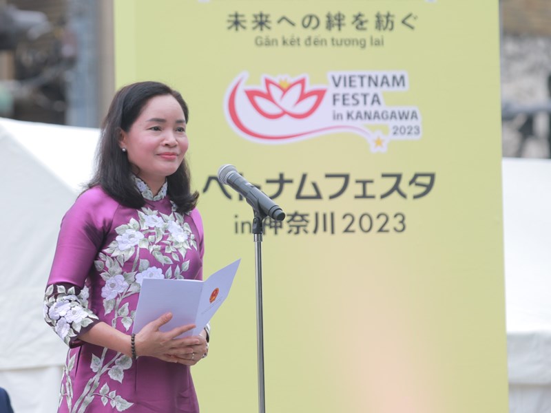 Khai mạc Lễ hội xúc tiến du lịch - văn hoá  Việt Nam tại Kanagawa 2023 - Anh 1