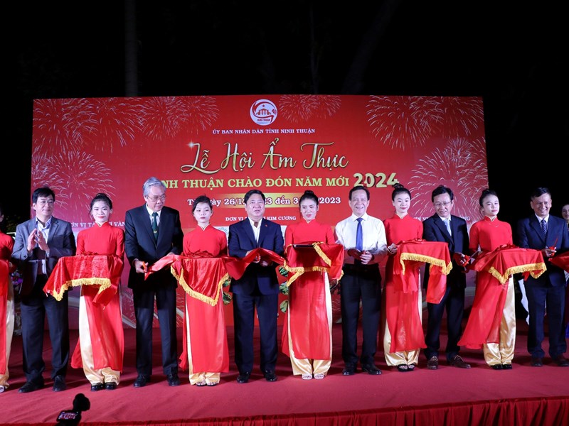 Ninh Thuận: Khai mạc Lễ hội Ẩm thực chào đón năm mới 2024 - Anh 1