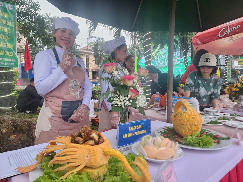 Quảng Bình: Trình diễn ẩm thực du lịch chào năm mới 2024 - Anh 3