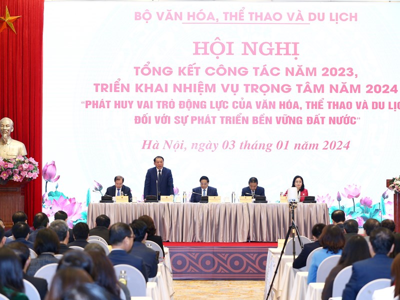 Toàn văn phát biểu của Bộ trưởng Nguyễn Văn Hùng tại Hội nghị tổng kết ngành VHTTDL - Anh 3
