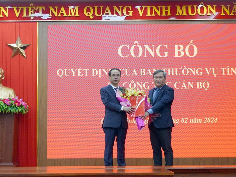 Phó Chủ tịch UBND tỉnh Quảng Bình được bổ nhiệm giữ chức Trưởng ban Dân vận Tỉnh ủy - Anh 1
