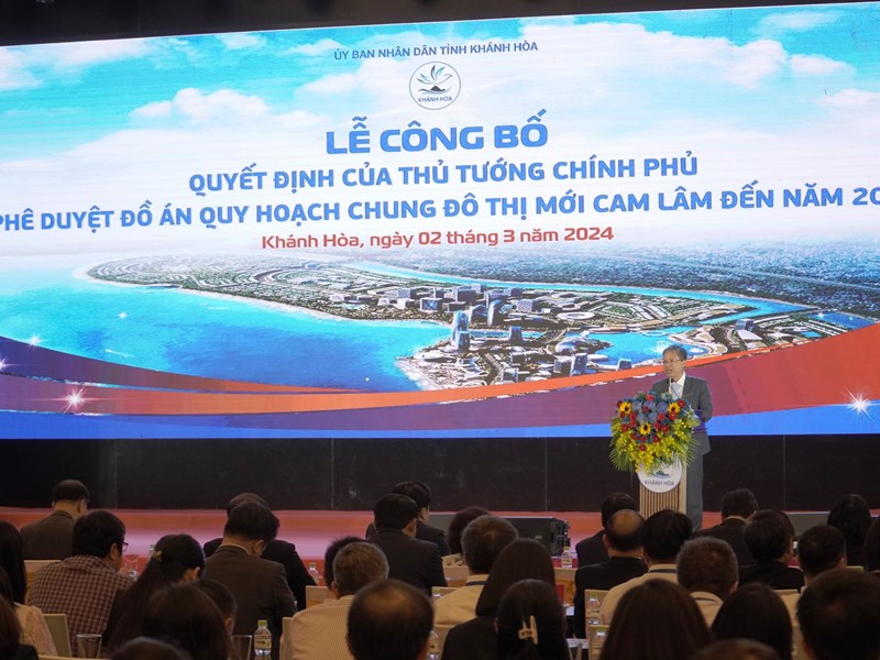 Chủ tịch Quốc hội dự Lễ công bố quy hoạch đô thị mới Cam Lâm - Anh 1