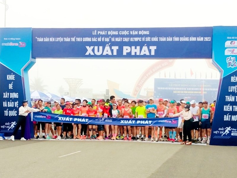 Giải thể thao online MobiRun Quang Binh góp phần lan tỏa phong trào chạy bộ ở Quảng Bình - Anh 1
