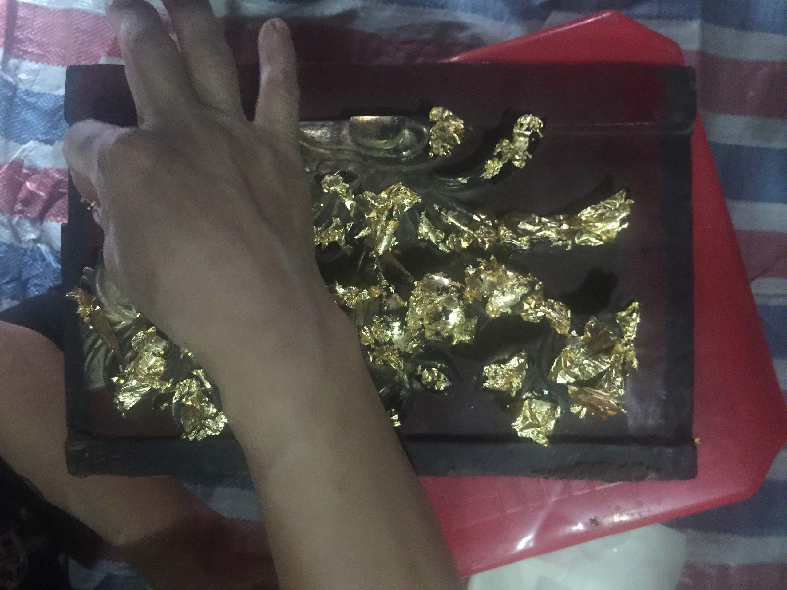 अवशेष पुनर्स्थापना कार्य में पारंपरिक चित्रकला तकनीकों का पालन - फोटो 3