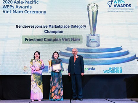 FrieslandCampina Việt Nam nhận Giải thưởng “Trao quyền cho phụ nữ khu vực châu Á – Thái Bình Dương” - ảnh 1