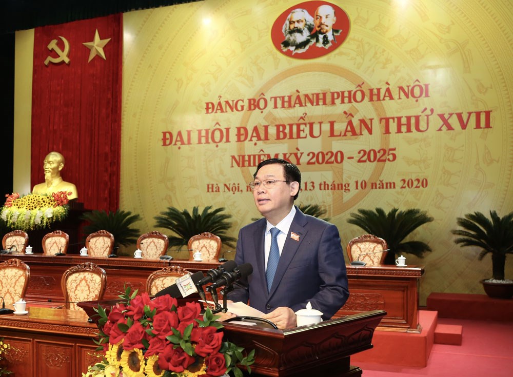Đại hội Đại biểu lần thứ XVII Đảng bộ thành phố Hà Nội họp phiên trù bị - ảnh 1