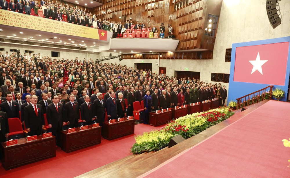Khai mạc Đại hội Đại biểu Đảng bộ T.P Hà Nội lần thứ XVII, nhiệm kỳ 2020 - 2025 - ảnh 1