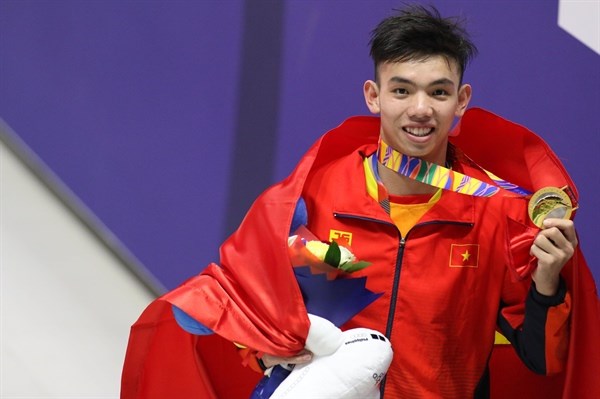 Huy Hoàng phá kỷ lục SEA Games, đạt chuẩn A Olympic - ảnh 1
