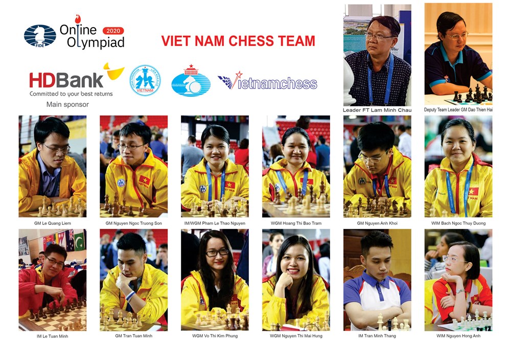 Thử thách đợi tuyển Việt Nam tại giải cờ vua Online lớn nhất thế giới - ảnh 1