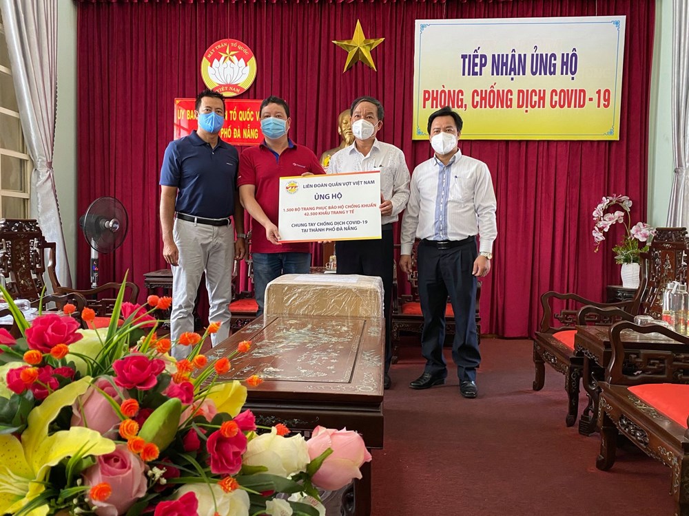 Quần vợt Việt Nam tiếp sức giúp Đà Nẵng phòng, chống dịch Covid-19 - ảnh 2