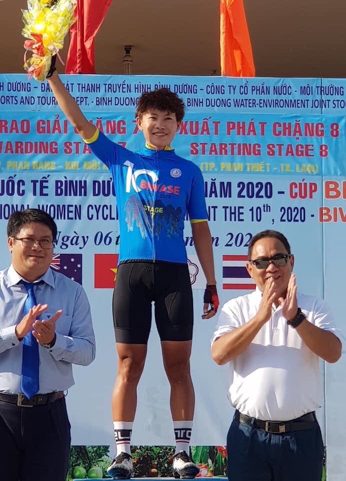 Tay đua nữ số 1 Việt Nam giành áo xanh giải quốc tế Bình Dương - ảnh 2