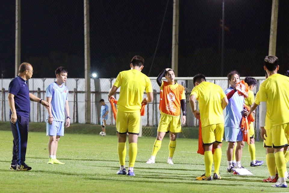Quang Hải và các đồng đội tập trung tối đa cho trận gặp U23 Jordan - ảnh 2