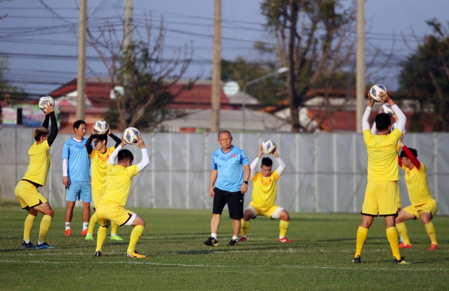 U23 Việt Nam tích cực chuẩn bị cho trận gặp U23 UAE - ảnh 2