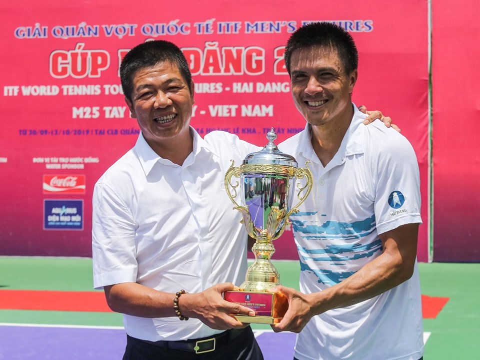 Daniel Nguyễn giành “cú đúp” vô địch giải quần vợt quốc tế ở Tây Ninh - ảnh 1