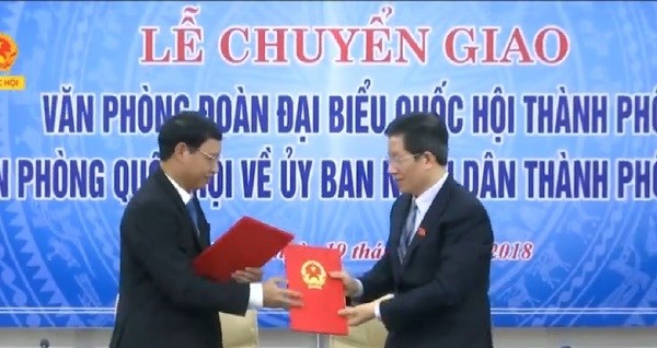 Đà Nẵng: Chuyển giao Văn phòng Đoàn Đại biểu Quốc hội thành phố về UBND thành phố - ảnh 1