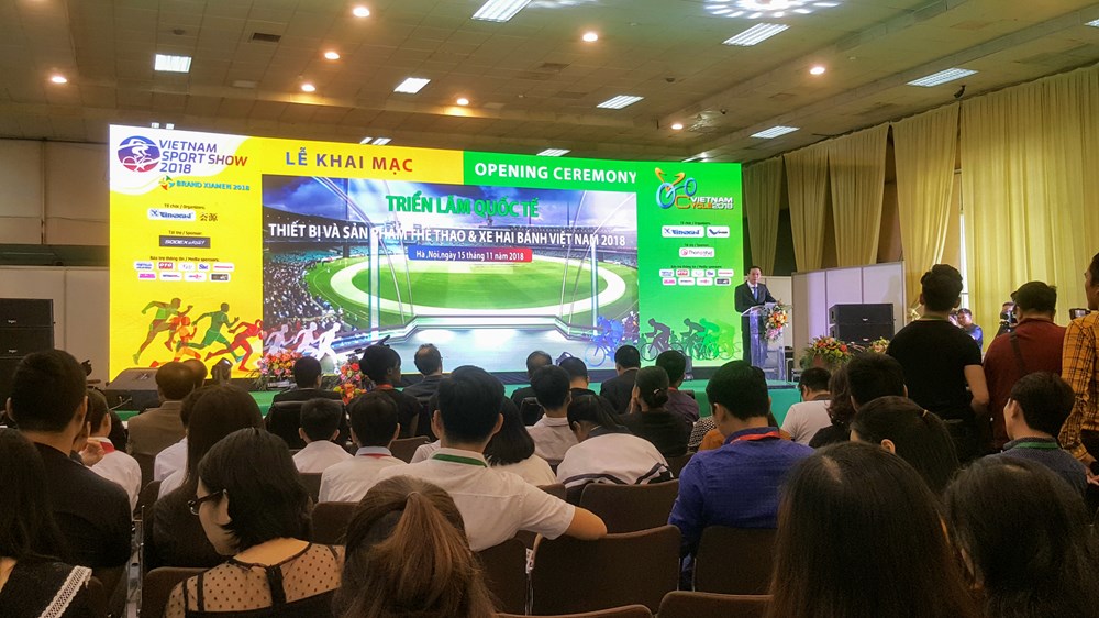 Khai mạc Triển lãm quốc tế Thiết bị và sản phẩm thể thao Việt Nam - ảnh 1