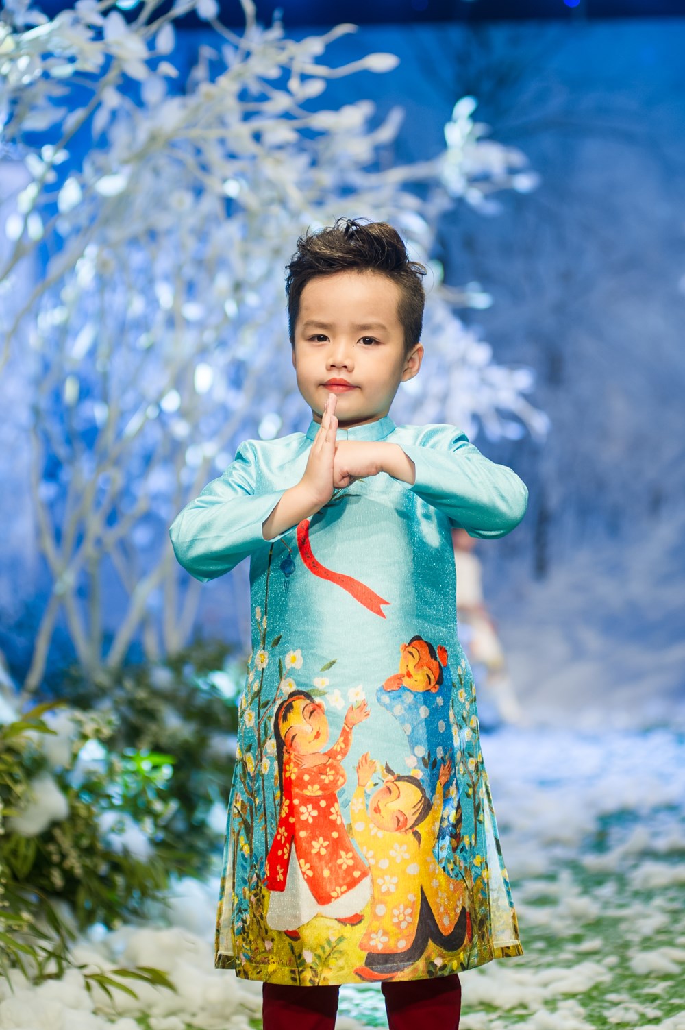 Tuần lễ thời trang trẻ em Việt Nam trên khu vườn tuyết trắng - ảnh 3