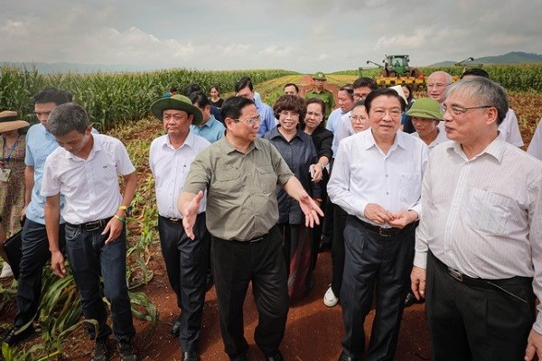 Thủ tướng thăm vùng sản xuất nông nghiệp công nghệ cao tại Nghệ An - ảnh 1