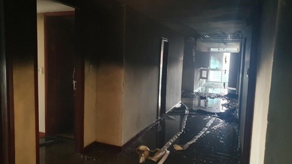 Nghệ An: Cháy lớn ở khách sạn Vinh Plaza - ảnh 2