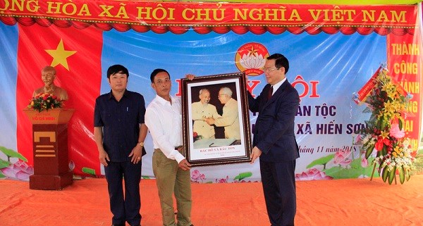 Phó Thủ tướng Vương Đình Huệ dự Ngày hội Đại đoàn kết toàn dân tộc tại Nghệ An - ảnh 1