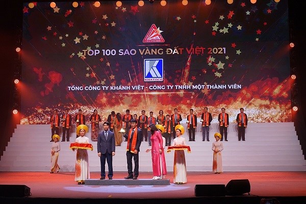 Tổng công ty Khánh Việt đạt giải thưởng TOP 100 Sao Vàng Đất Việt 2021 - ảnh 1