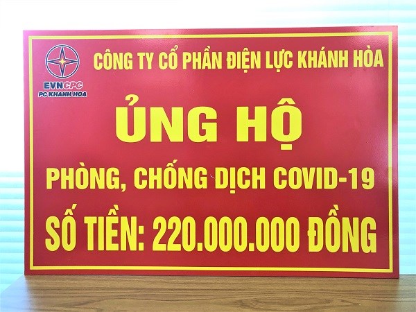 PC Khánh Hòa: Đóng góp 220 triệu đồng phòng chống dịch Covid-19 - ảnh 1