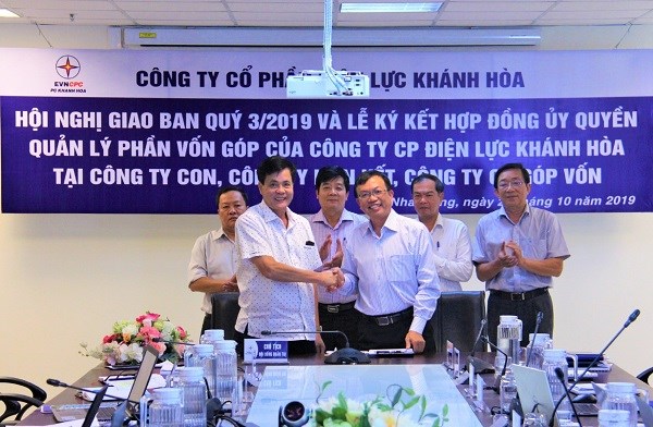 PC Khánh Hòa: Ký kết hợp đồng ủy quyền phần vốn KHPC - ảnh 1