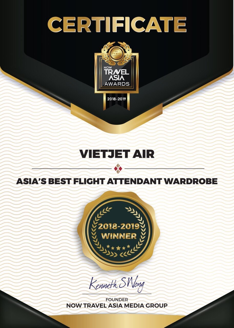 Vietjet được vinh danh “Đồng phục tiếp viên đẹp nhất châu Á” 2018 - ảnh 2