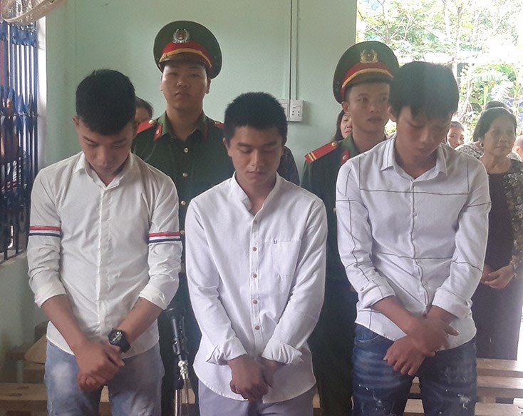 Xúc phạm Quốc kỳ: 3 thanh niên ở Quảng Bình bị phạt 21 tháng tù - ảnh 1