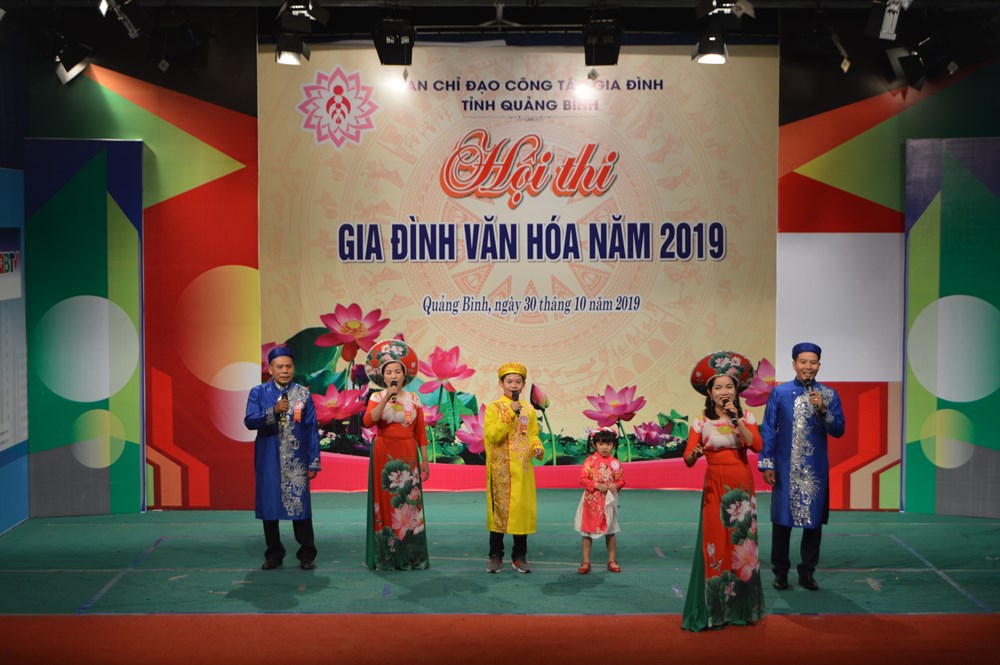 Hội thi Gia đình văn hóa tỉnh Quảng Bình năm 2019 - ảnh 1