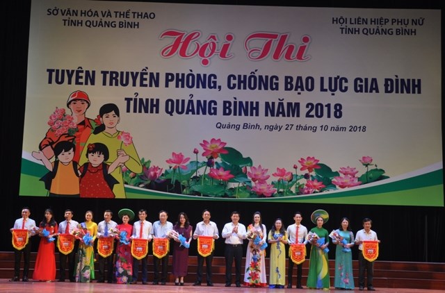 Hội thi tuyên truyền phòng, chống bạo lực gia đình tỉnh Quảng Bình năm 2018 - ảnh 1