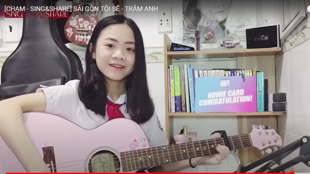 Mắc Covid-19, ca sĩ nhí Trâm Anh vẫn hát để cổ vũ Sài Gòn - ảnh 2