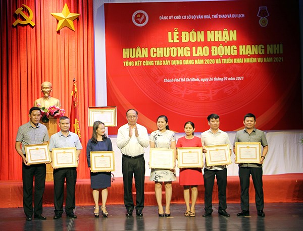 Đảng ủy khối cơ sở Bộ VHTTDL đón nhận  Huân chương Lao động hạng Nhì - ảnh 6