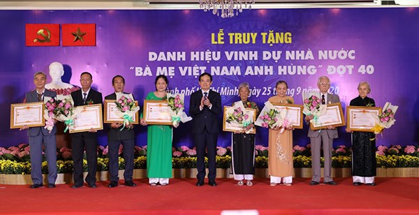 TP.HCM: 41 mẹ được truy tặng danh hiệu Bà mẹ Việt Nam Anh hùng - ảnh 1