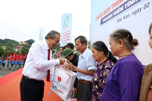 Phó Thủ tướng Trương Hòa Bình dự lễ phát động Chiến dịch thanh niên tình nguyện hè 2019 - ảnh 2