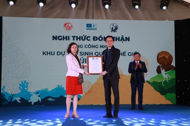 Ninh Thuận đón nhận Bằng công nhận Khu dự trữ sinh quyển thế giới Núi Chúa - ảnh 1