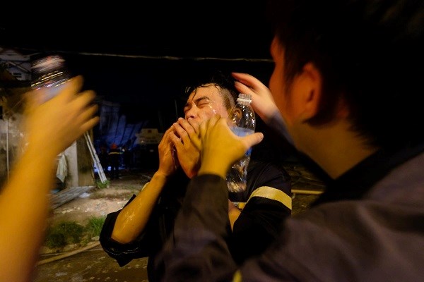 Khánh Hòa: 4 xe bồn chở xăng dầu bị thiêu rụi trong đêm - ảnh 2