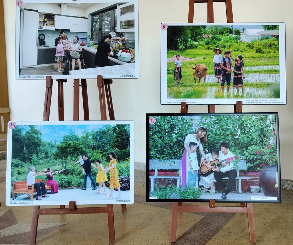 Triển lãm ảnh khoảnh khắc Gia đình hạnh phúc do tỉnh Quảng Nam tổ chức năm 2023