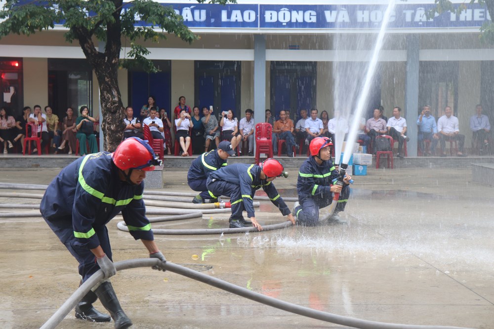  Diễn tập phòng cháy chữa, cháy và cứu nạn, cứu hộ  - ảnh 3