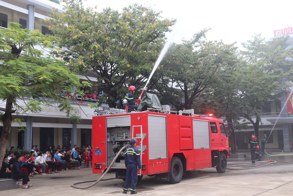  Diễn tập phòng cháy chữa, cháy và cứu nạn, cứu hộ  - ảnh 4